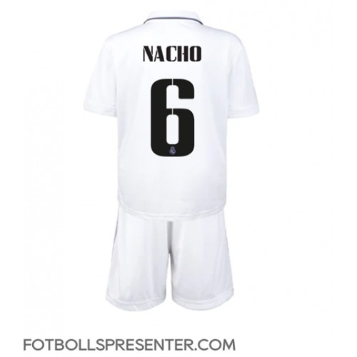 Real Madrid Nacho #6 Hemmatröja Barn 2022-23 Kortärmad (+ korta byxor)